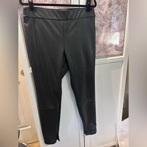a new day Black faux leather Leggings